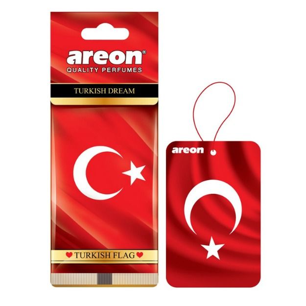 AREON TÜRK BAYRAĞI TURKISH DREAM OTO ARAÇ KOKUSU resmi