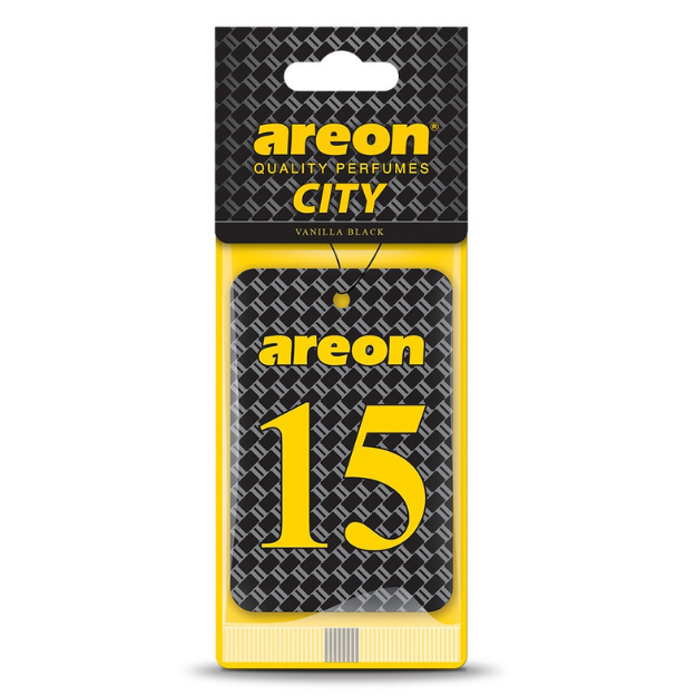 AREON CITY VANILLA BLACK 15 OTO ARAÇ KOKUSU resmi