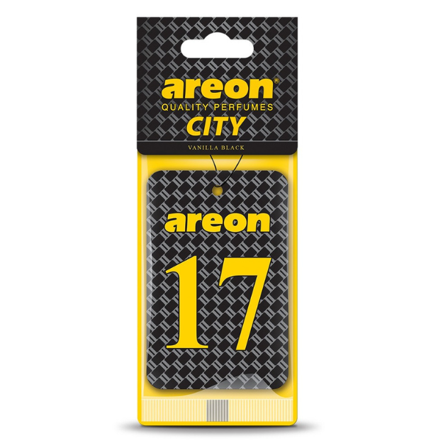 AREON CITY VANILLA BLACK 17 OTO ARAÇ KOKUSU resmi