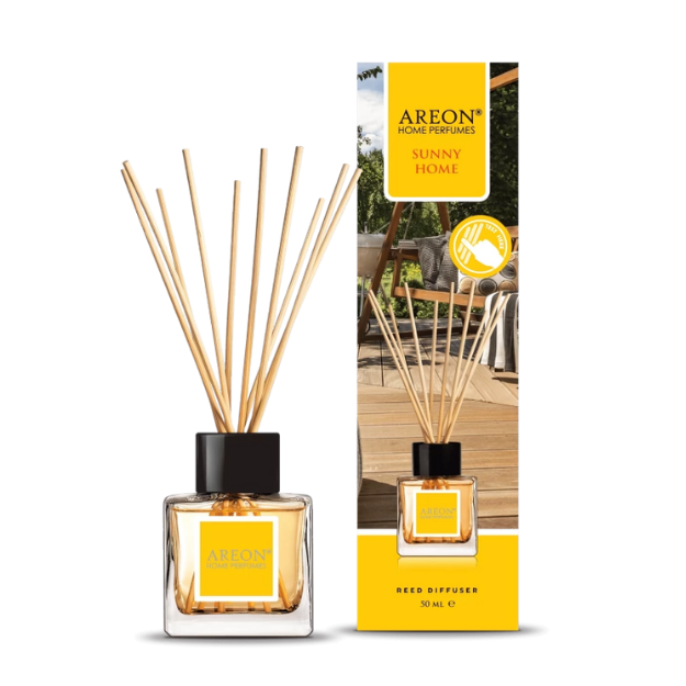 AREON CLASSIC SUNNY HOME 50 ML BAMBU ÇUBUKLU ODA KOKUSU resmi