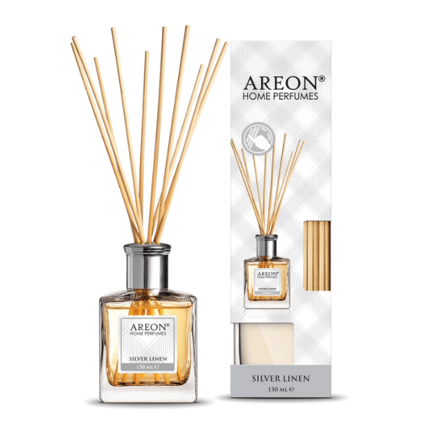 AREON CLASSIC SILVER LINEN 150 ML BAMBU ÇUBUKLU ODA KOKUSU resmi