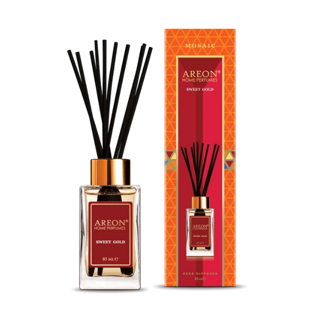 AREON MOSAIC SWEET GOLD 85 ML BAMBU ÇUBUKLU ODA KOKUSU resmi