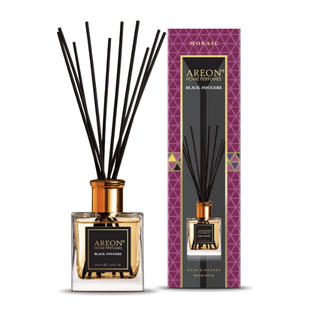 AREON MOSAIC BLACK FOUGERE 150 ML BAMBU ÇUBUKLU ODA KOKUSU resmi