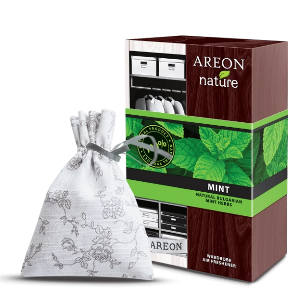 AREON NATURE PREMIUM BAG MINT DOLAP VE ÇKMECE KOKUSU resmi